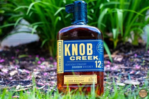 image of Knob Creek Bourbon 12 yr 100 proof-750ml