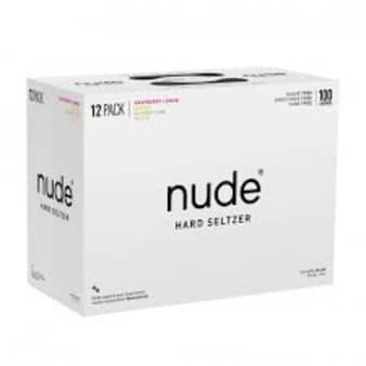 image of Nude Hard Seltzer Variety, 12 pack cans
