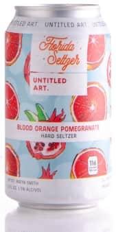 image of Untitled Art Florida Seltzer: Blood Orange Pomegranate- 12oz can