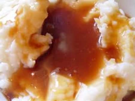 image of Mashed Potatoes w/ Gravy