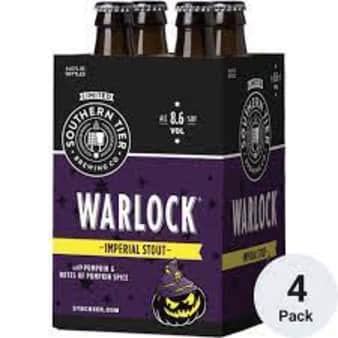 image of Southern Tier Warlock Imperial Stout, 4 pack bottles 