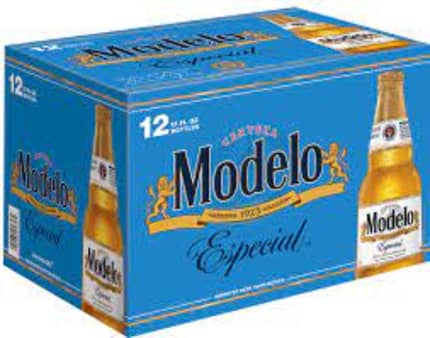 image of Modelo Especial, 12 pack bottles