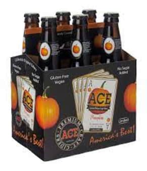 image of Ace Cider Pumpkin, 6 pack bottles  