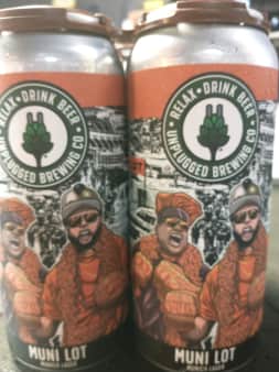 image of Unplugged Brewing Co Muni Lot, 4 pack cans 