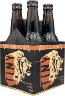 image of Weyerbacher Tiny Belgian Style Imperial Stout, 4 pack bottles  