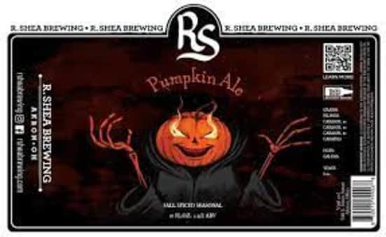 image of  R. Shea Brewing Pumpkin Ale, 4 pack cans 
