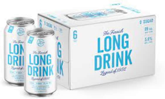 image of The Finnish Long Drink Zero, 6 pack cans