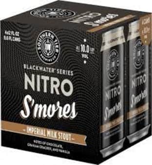 image of Southern Tier S'mores Nitro Imperial Milk Stout, 4 pack cans 