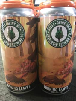 image of Unplugged Brewing Co Turning Leaves, 4 pack cans 