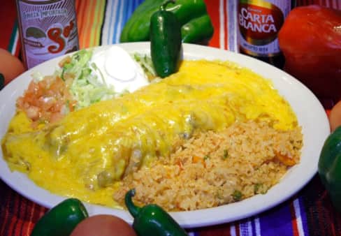 image of #32-Ground Beef Enchiladas