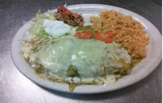 image of #39-Green Chicken Burrito