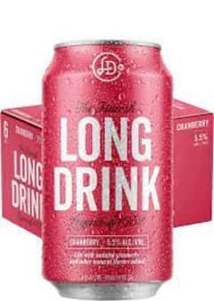 image of The Finnish Long Drink Cranberry, 6 pack cans 