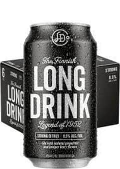 image of The Finnish Long Drink Strong, 6 pack cans  