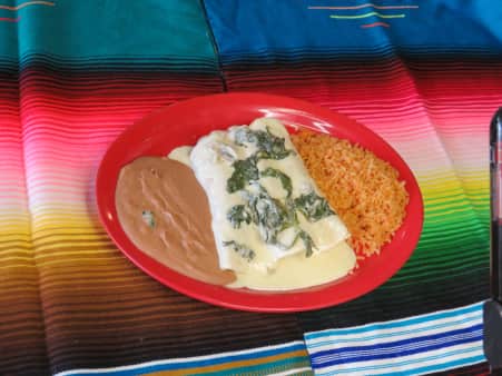 image of D-3 Spinach Enchiladas