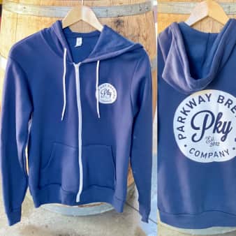 Zip Logo Hoodie