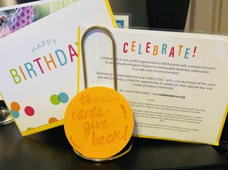 Birthday Charity Card