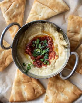 image of Green Lentil & Berbere Hummus (V)