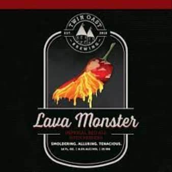 image of Twin Oast Brewing Lava Monster Imperial Red Ale, 4 pack cans