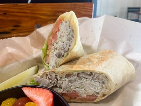 Homemade Chicken Salad Wrap
