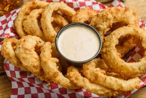 Golden Fried Onion Rings