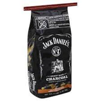 image of Jack Daniels Whiskey Barrel Charcoal, 4 lb bag