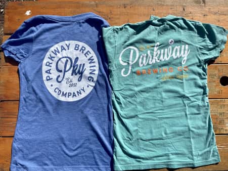 image of Women's V-Neck Logo Tee