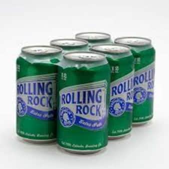 image of Rolling Rock 6 pack cans
