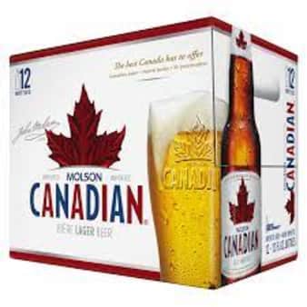 image of Molson Canadian,12 Pack Bottles 