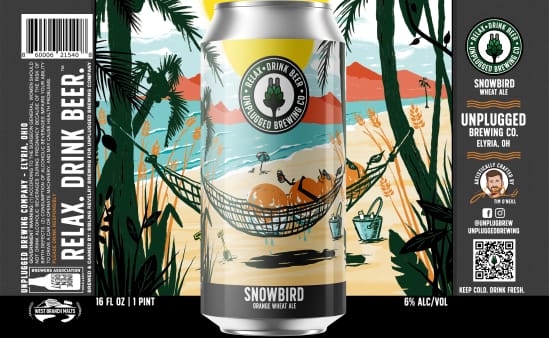 image of Unplugged Brewing Co Snowbird, 4 pack cans    