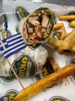 Athenian Chicken Wrap