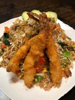 Fried Tempura Shrimp fried rice