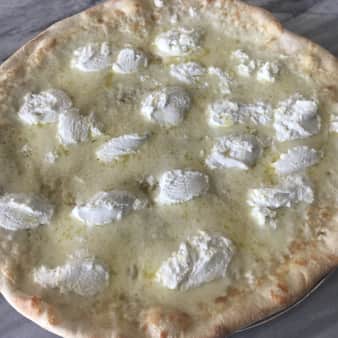 image of Large White Pizza