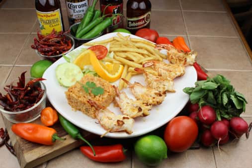 image of camarrones ala plancha