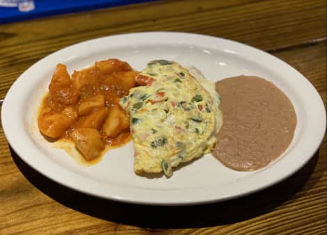 image of Mexican omelete