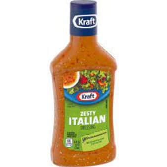 image of Kraft Zesty Italian Dressing, 16 oz