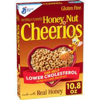 image of General Mills Honey Nut Cheerios, 10.8 oz