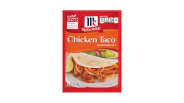 image of McCormick Chicken Taco Seasoning