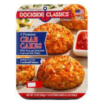 image of Dockside Classic Crab Cakes, 4 count