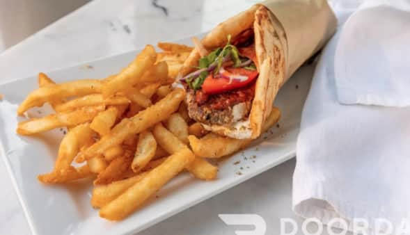 Pita Kebab w/ Fries