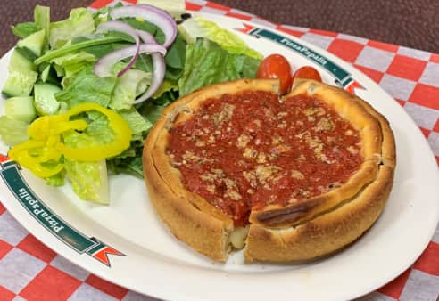 6" Junior Deep Dish & Salad Combo