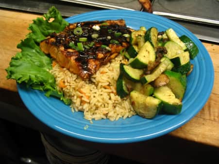 image of BOURBON GLAZED SALMON