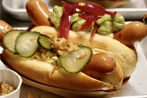 LA to Copenhagen hotdog box!