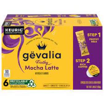 image of Keurig Gevalia Mocha Latte, 6 pack