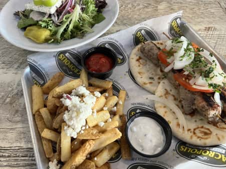 Greek Souvlaki Platter