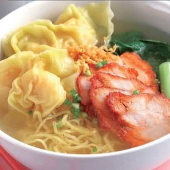 SHRIMP WONTON WITH BBQ PORK