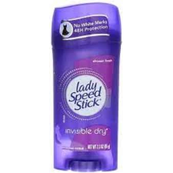 image of Lady Speed Stick Invisible Dry, shower fresh antiperspirant/deodorant