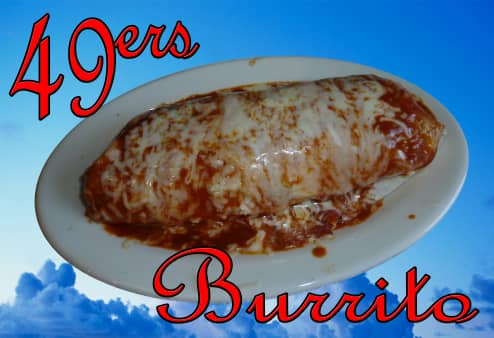 image of 49er Regular Burrito, Camaron 