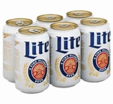 image of 6-Pack Miller Lite Can-To Go