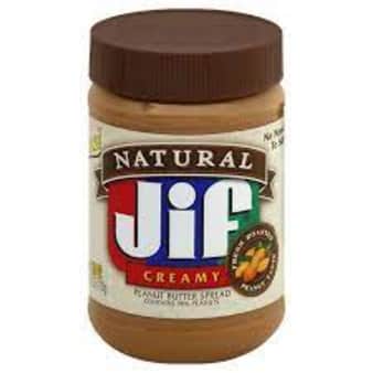 image of Jif Natural Peanut Butter Creamy