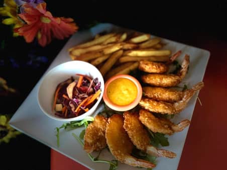 image of fried shrimp platter